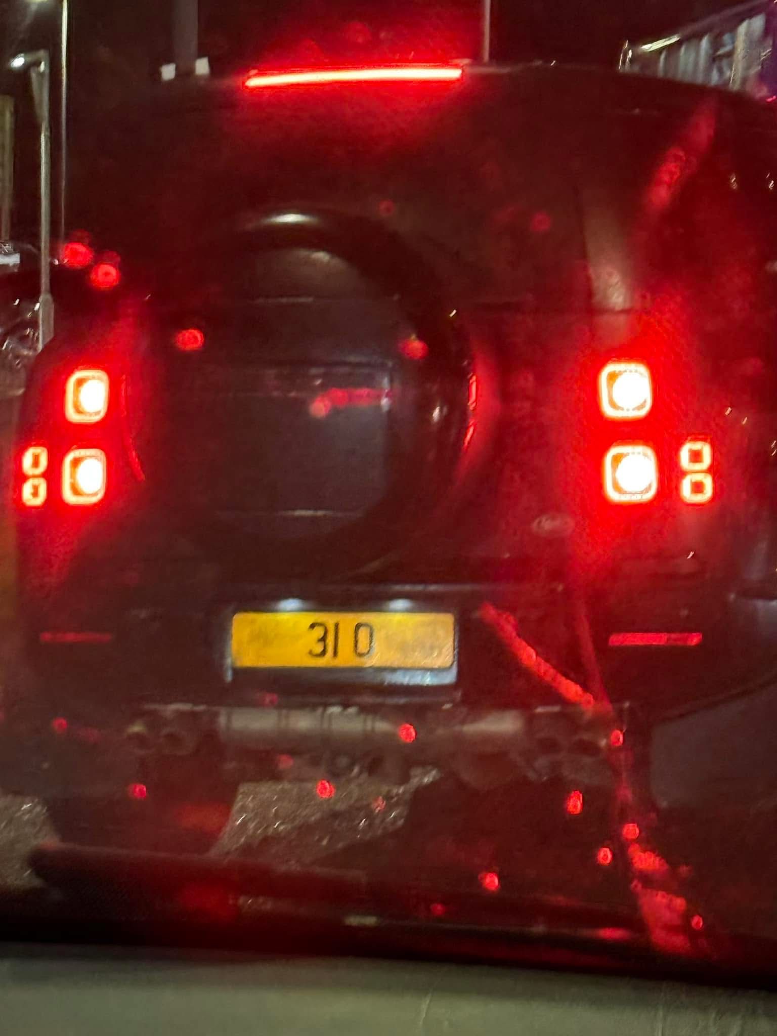 Number Plate All Number Look 31 O